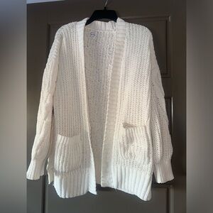 Hippie Rose Cream Knit Cardigan